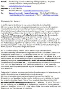 baugebiet tettenhausen ost gemeinderat marktgemeinde waging heizkraftwerk tettenhausen defizit